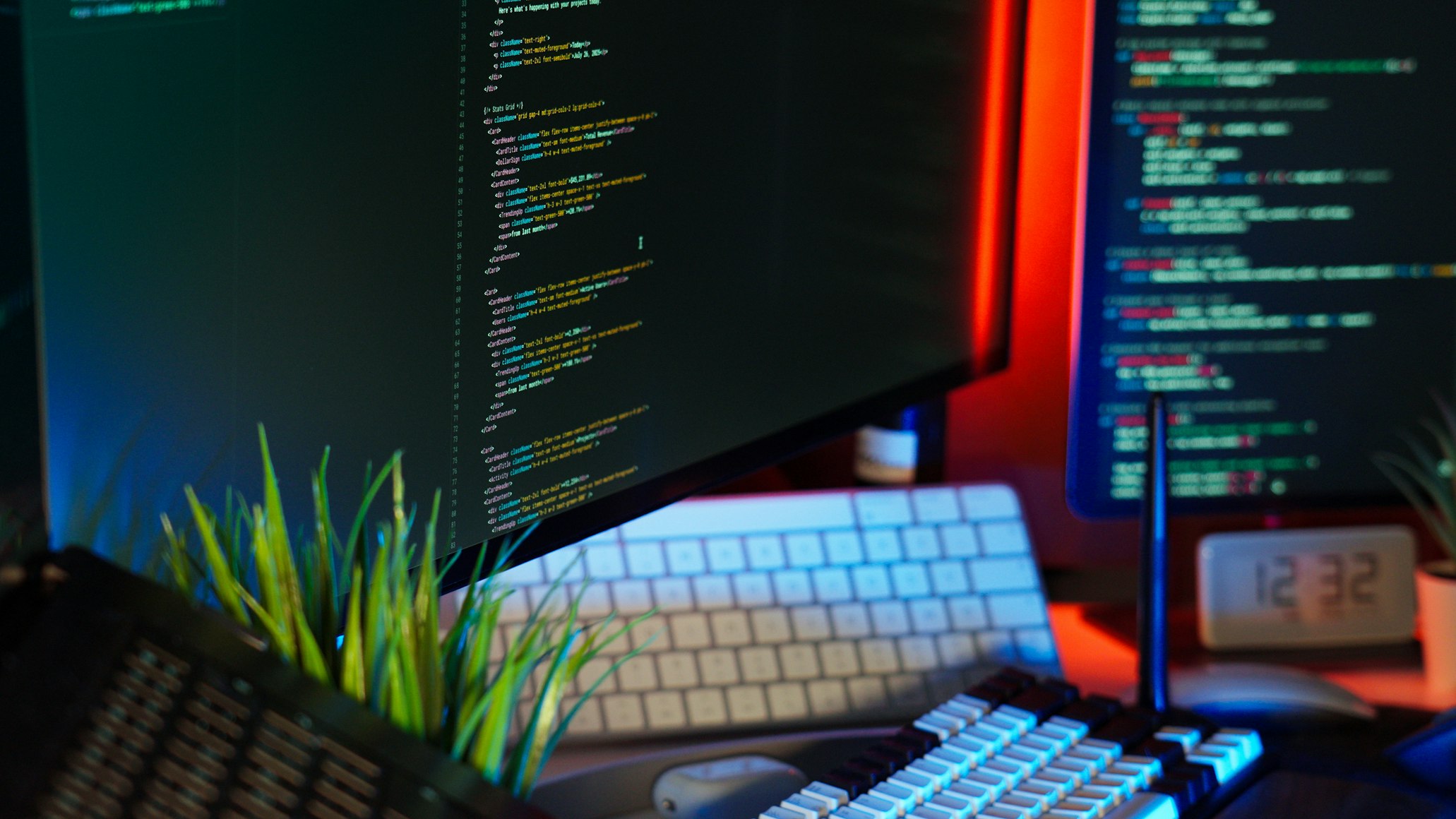 Digital gesteuerte Eventprozesse im Hintergrund einer Veranstaltung